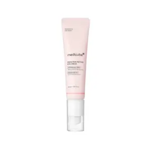 Tubo Medicube PDRN Pink Peptide Eye Cream 30ml, crema contorno occhi k-beauty per sguardo più disteso e uniforme nell’aspetto