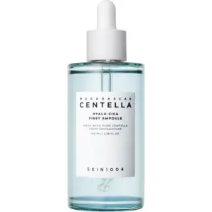 Flacone SKIN1004 Madagascar Centella Hyalu-Cica First Ampoule 100ml, ampoule k-beauty idratante e lenitiva per pelle più calma e glow pulito