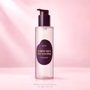 EQQUALBERRY Purple Rice Pore Smoothing Cleansing Oil 200ml, detergente viso nella confezione originale