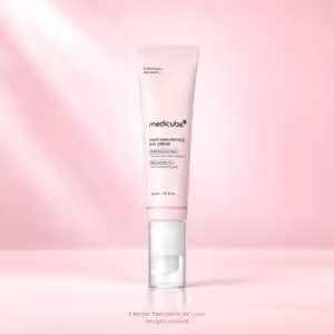 Medicube PDRN Pink Peptide Eye Cream 30ml, trattamento contorno occhi nella confezione originale
