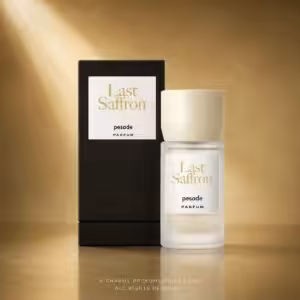 Pesade Last Saffron Eau de Parfum 30 ml con confezione, packshot profumo di nicchia su Charme Profumeria de Luxe