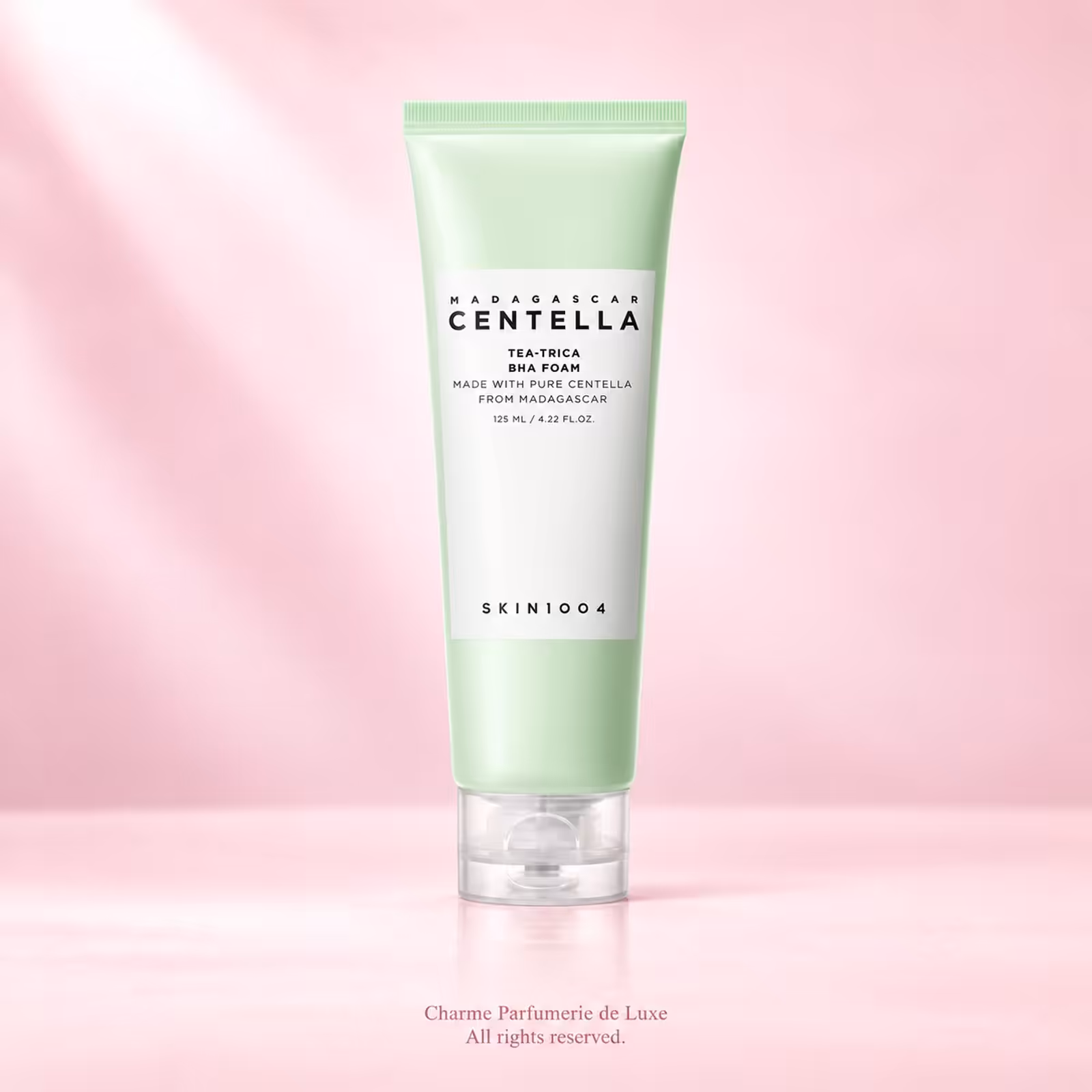 SKIN1004 Madagascar Centella Tea-Trica BHA Foam 125ml, prodotto di cosmesi coreana nella confezione originale