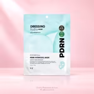 VT Cosmetics PDRN Hydrogel Mask 33g, prodotto di cosmesi coreana nella confezione originale