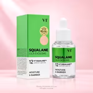 VT Cosmetics Squalane S4 Moisture Ampoule 30ml, trattamento viso nella confezione originale