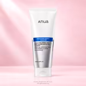 Anua 8 Hyaluronic Acid Moisturizing Gentle Gel Cleanser 150ml, detergente viso nella confezione originale