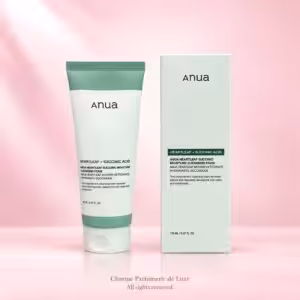 Anua Heartleaf Succinic Moisture Cleansing Foam 150ml, detergente viso nella confezione originale