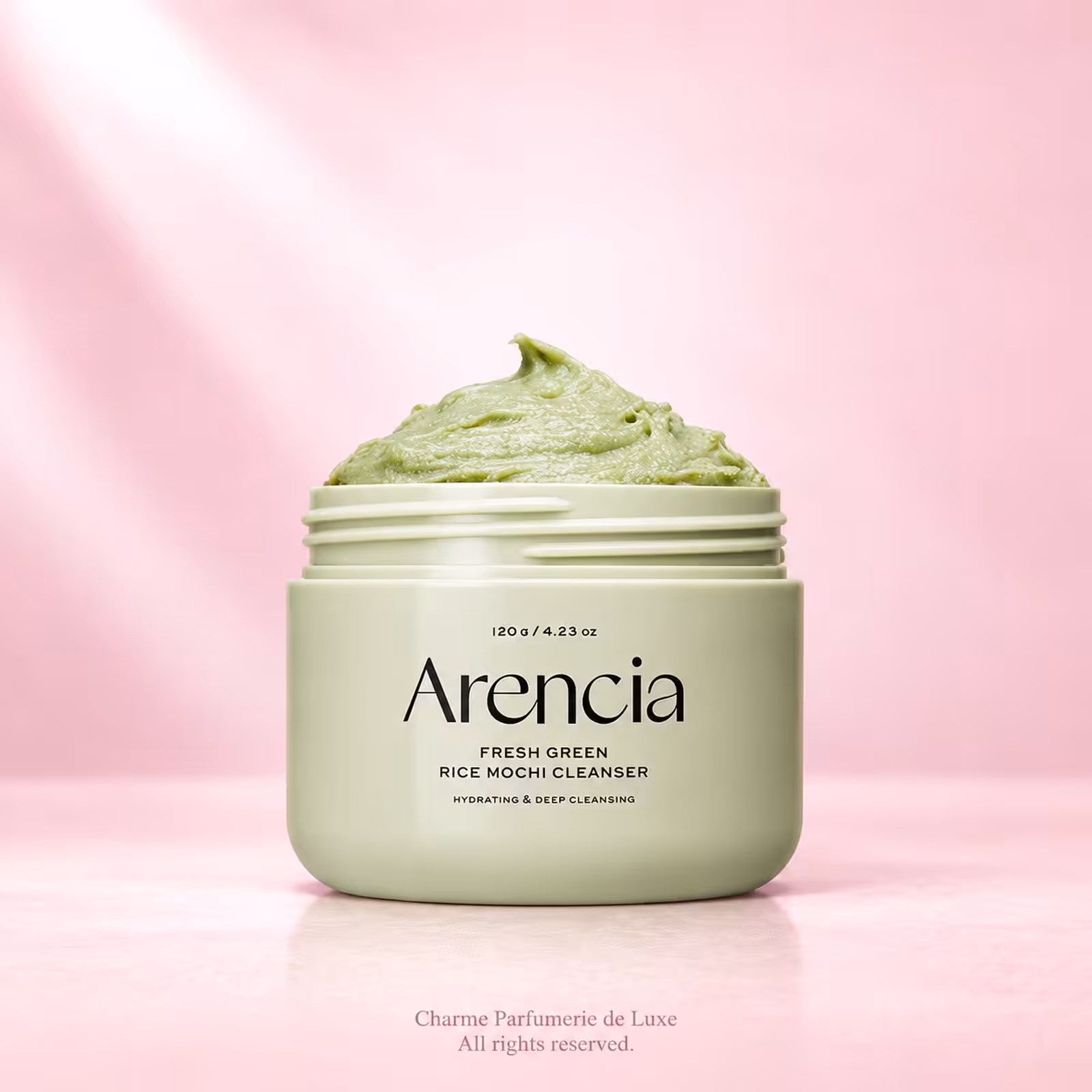 Arencia Fresh Green Rice Mochi Cleanser 120GR, detergente viso nella confezione originale