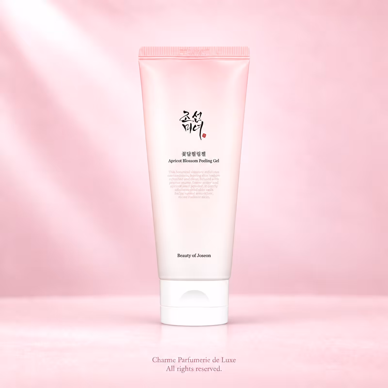 Beauty of Joseon Apricot Blossom Peeling Gel 100ml, prodotto di cosmesi coreana nella confezione originale