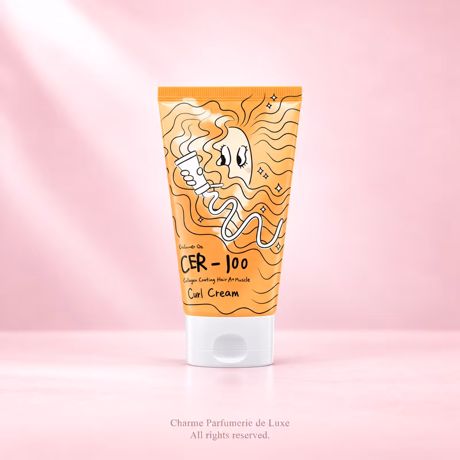Elizavecca CER-100 Collagen Coating Hair A+ Muscle Curl Cream 120ml, crema viso nella confezione originale