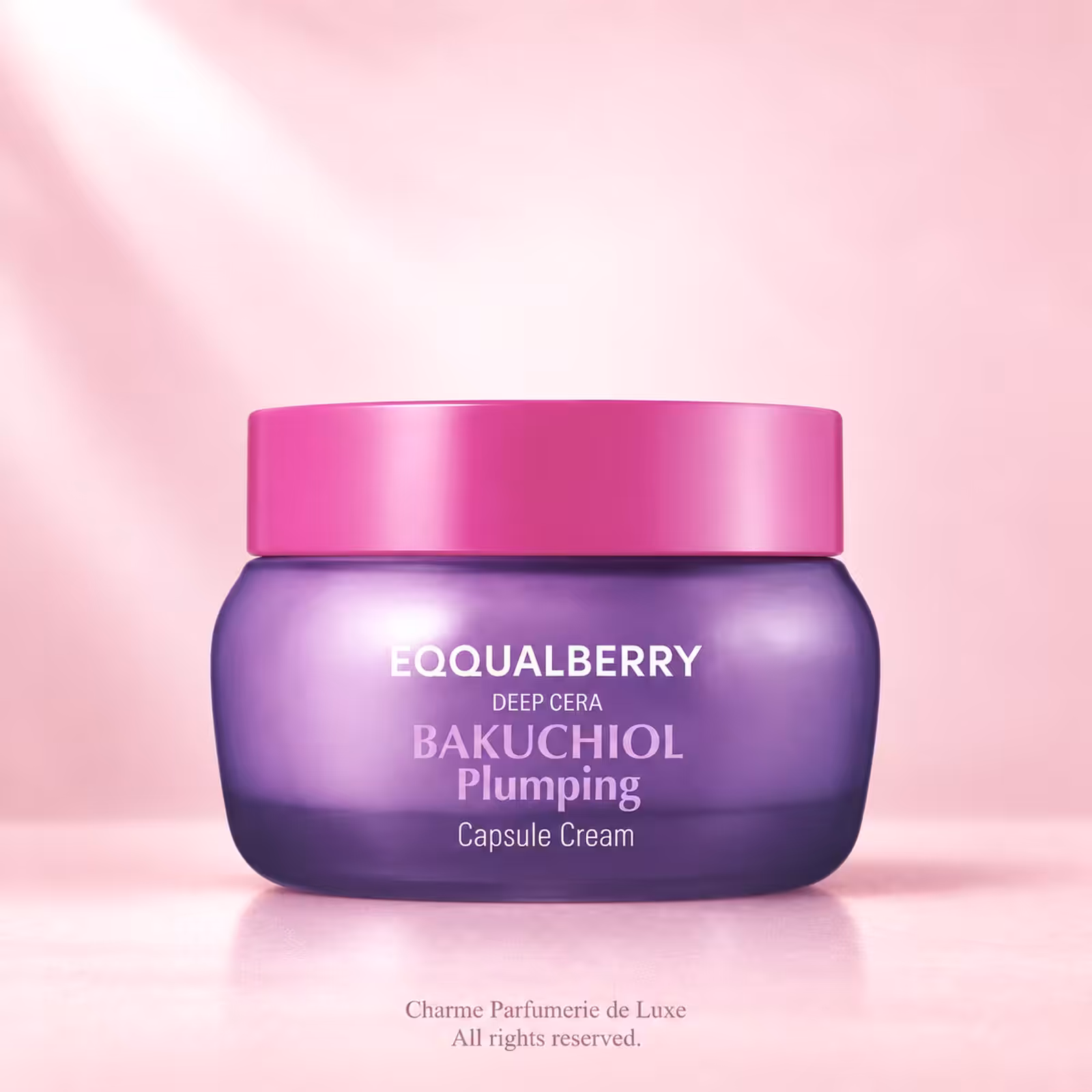 EQQUALBERRY Bakuchiol Plumping Capsule Cream 50ml, crema viso nella confezione originale
