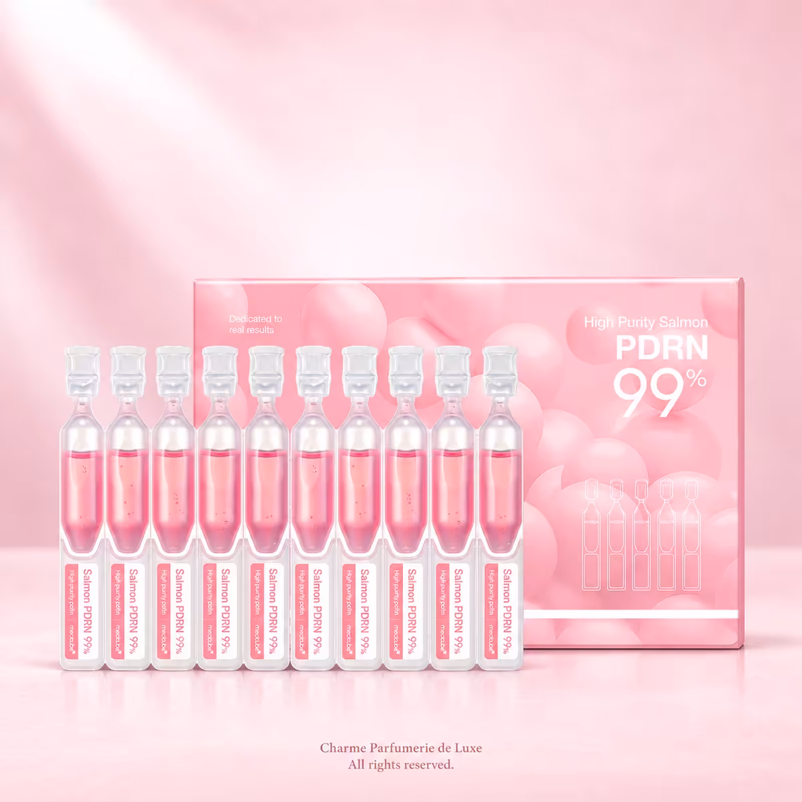 Medicube PDRN Pink One Day Serum Set, trattamento viso nella confezione originale