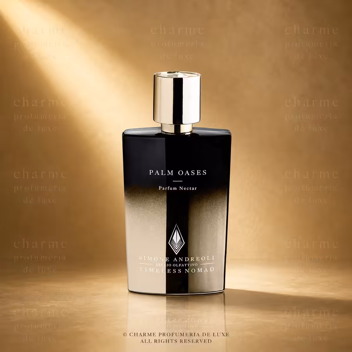 Simone Andreoli Palm Oases Parfum Nectar profumo di nicchia luxury packshot Charme Profumeria de Luxe