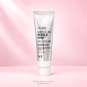 VT Cosmetics Garlic AC Reedle Shot Gel Cream 50ml, crema viso nella confezione originale