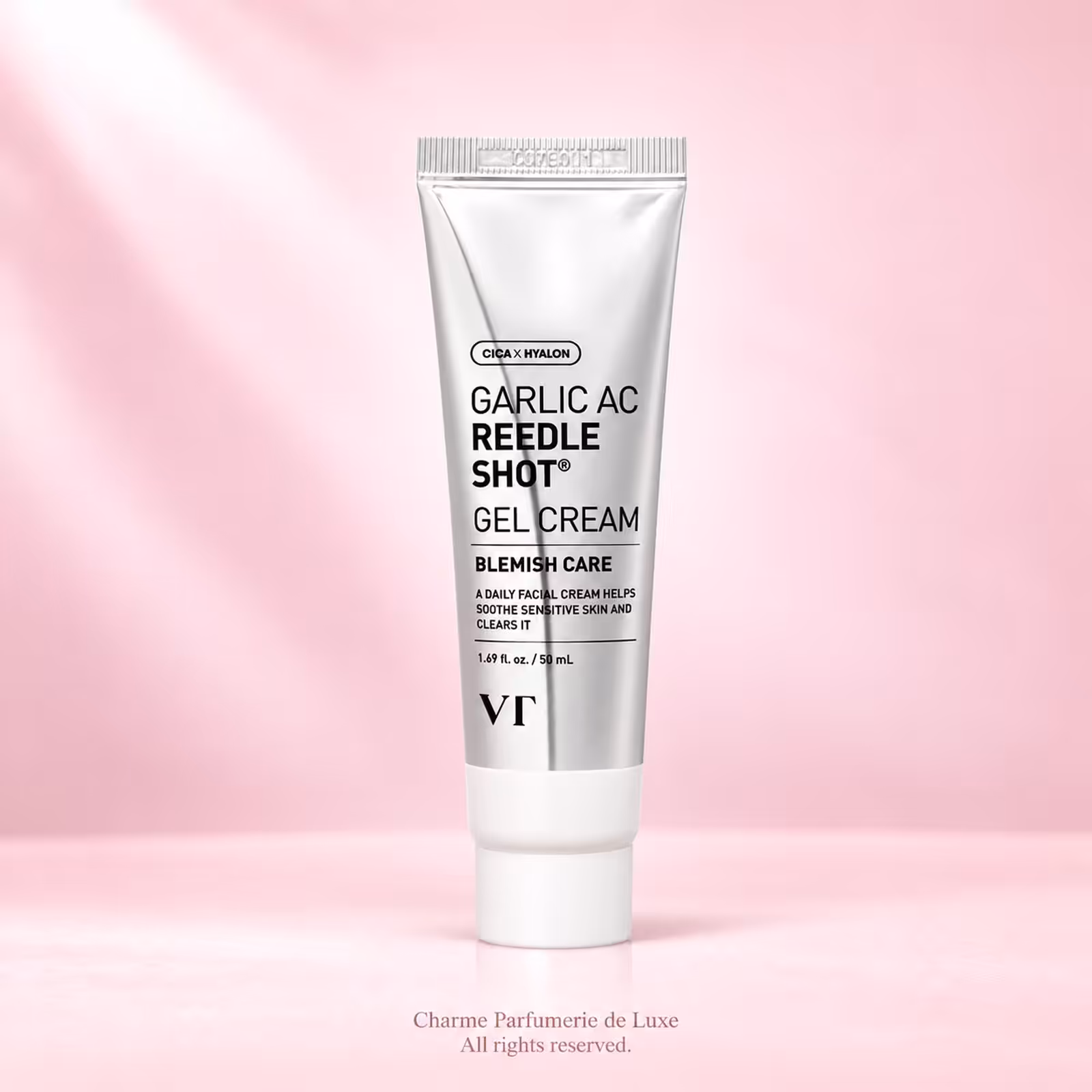 VT Cosmetics Garlic AC Reedle Shot Gel Cream 50ml, crema viso nella confezione originale
