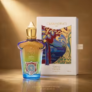 Xerjoff Casamorati Regio Eau de Parfum 100 ml con confezione, profumo di nicchia su sfondo luxury dorato Charme Profumeria