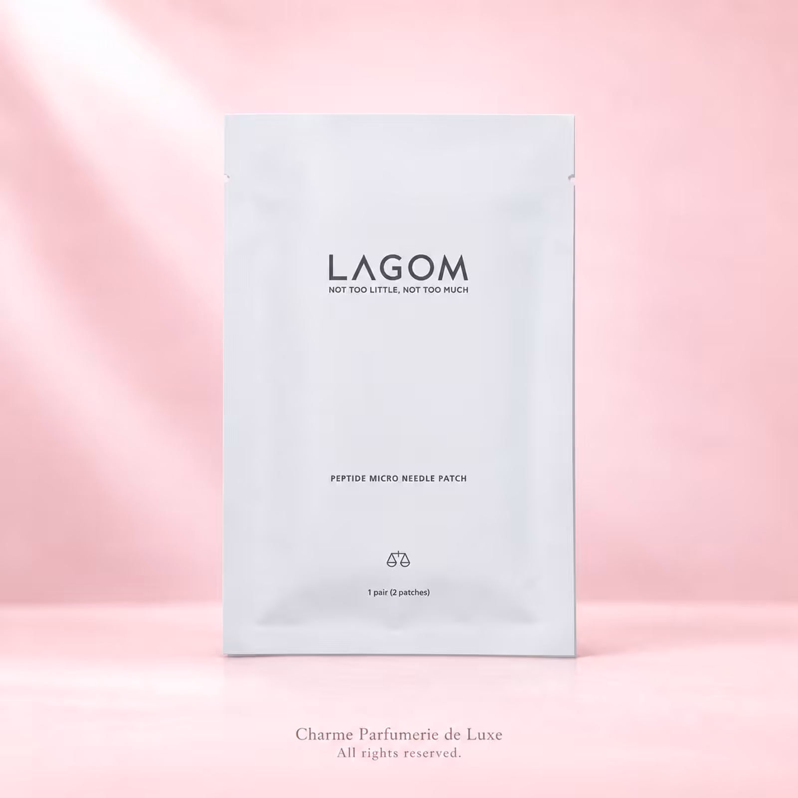 LAGOM Peptide Micro Needle Patch, patch cosmetici in confezione da 1 paio