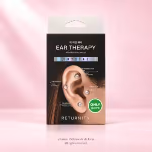 RETURNITY Ear Therapy Acupressure Patch Crystal, accessorio auricolare decorativo in confezione nera