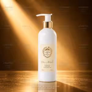 Giardini di Toscana Oro e Miele crema corpo 250 ml in elegante flacone con erogatore, body lotion di lusso, packshot Charme Profumeria